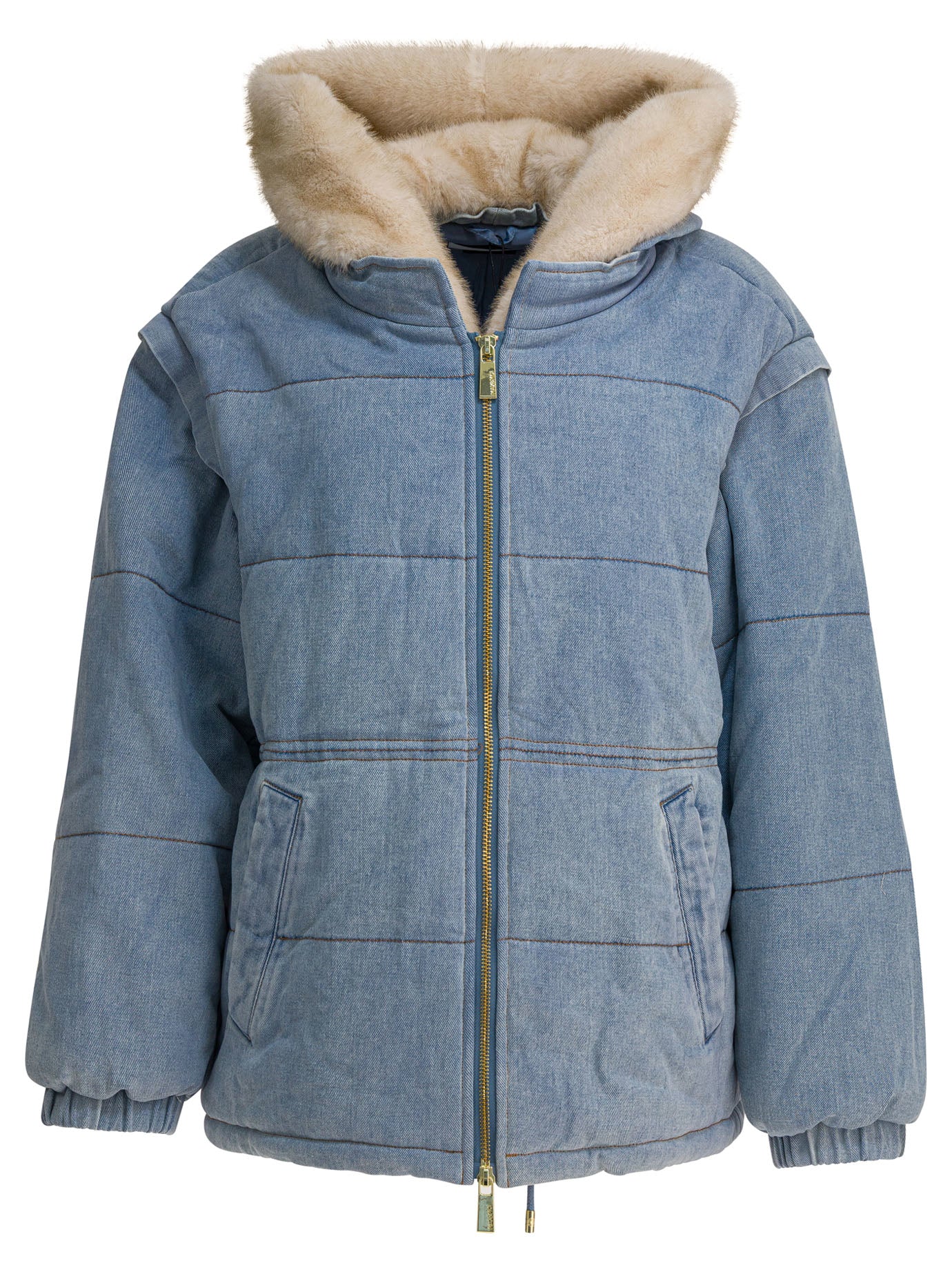 MAX & MOI Oversized Fit Down Jacket for Women
