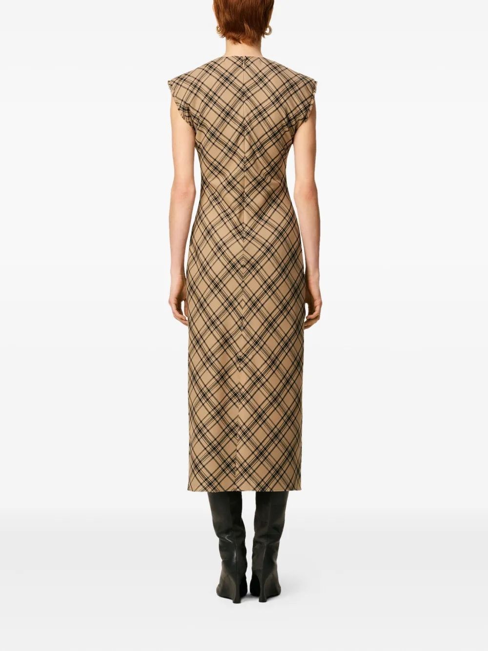 AMI PARIS Wool Long Dress for Women - Fall/Winter Collection