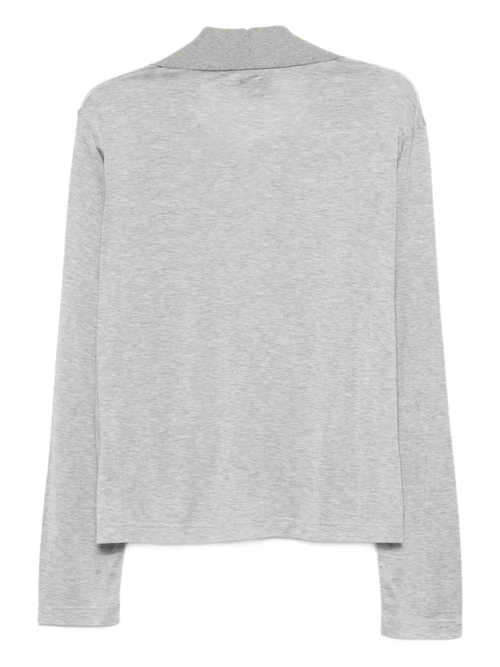 AMI PARIS Silk Polo for Men - FW25 Collection