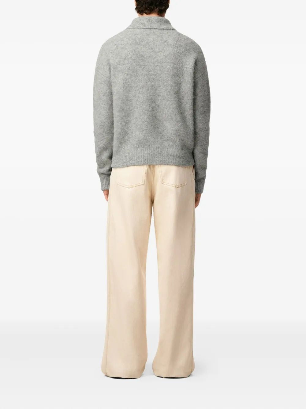 AMI PARIS Alpaca Blend Knitwear for Men - FW25 Collection