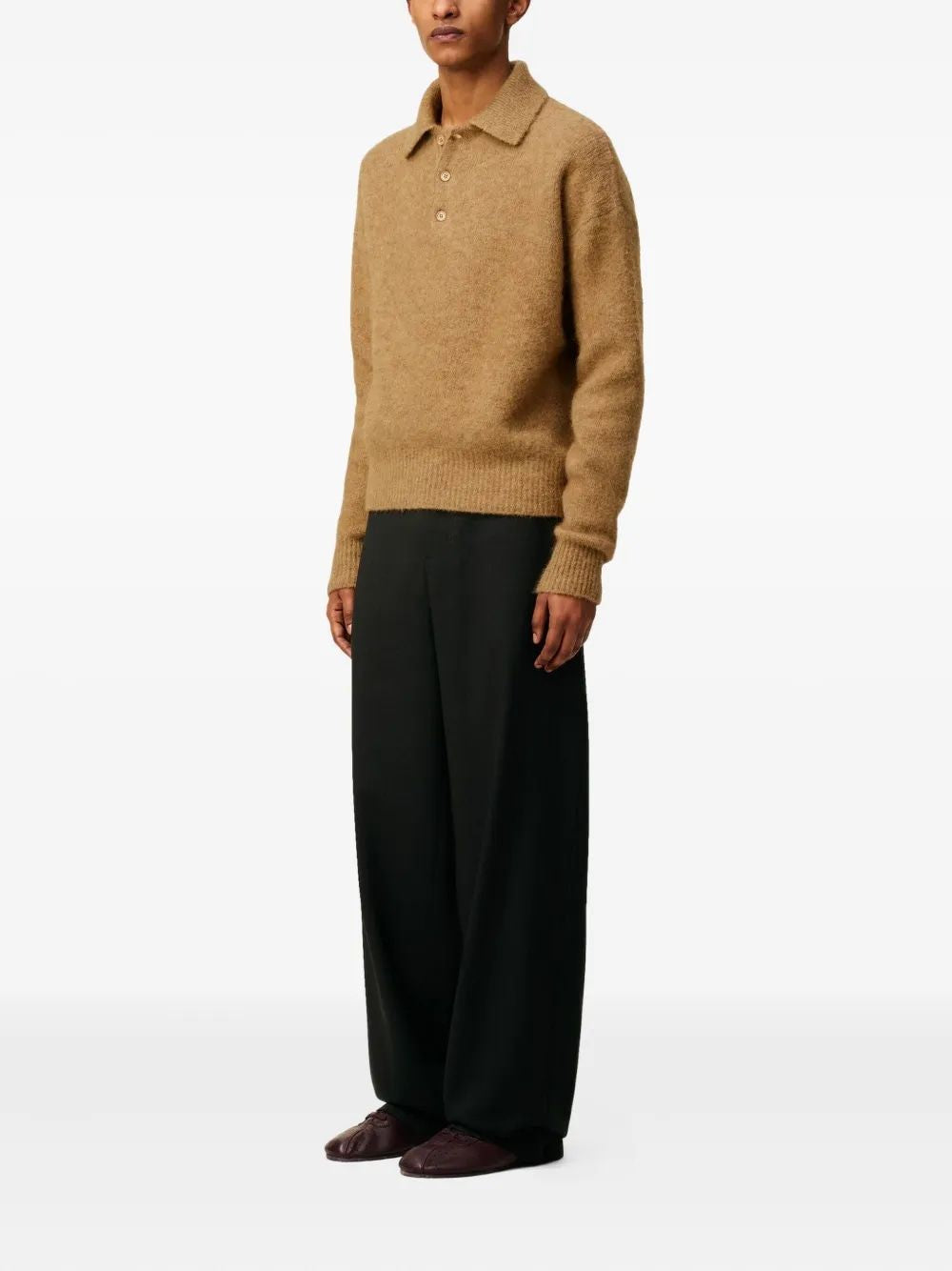 AMI PARIS Men's Alpaca Blend Sweater