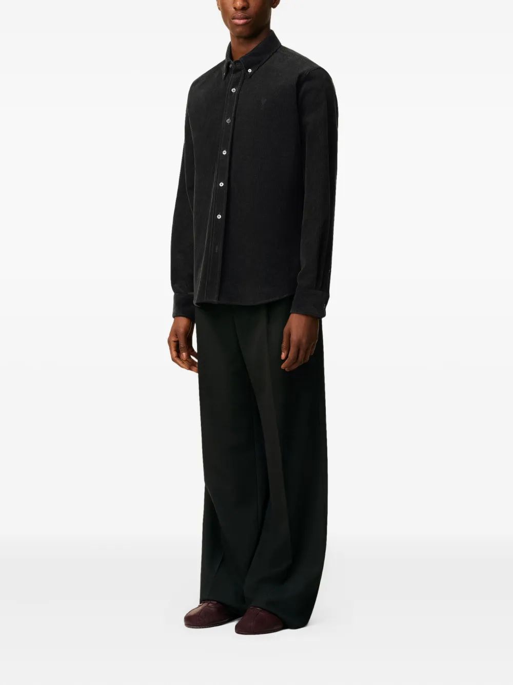 AMI PARIS Classic Mini Button-Up Shirt for Men