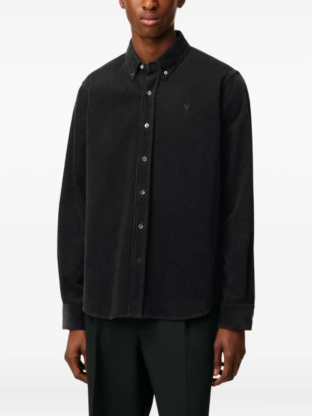 AMI PARIS Classic Mini Button-Up Shirt for Men