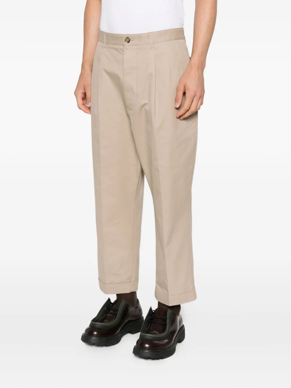 AMI PARIS Chic Carrot Fit Pants for Men