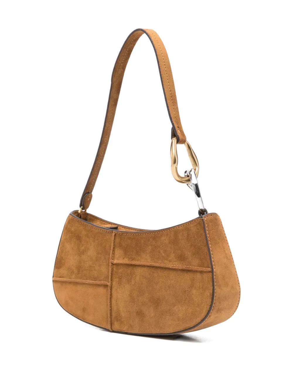 STAUD Patchwork Mini Shoulder Handbag