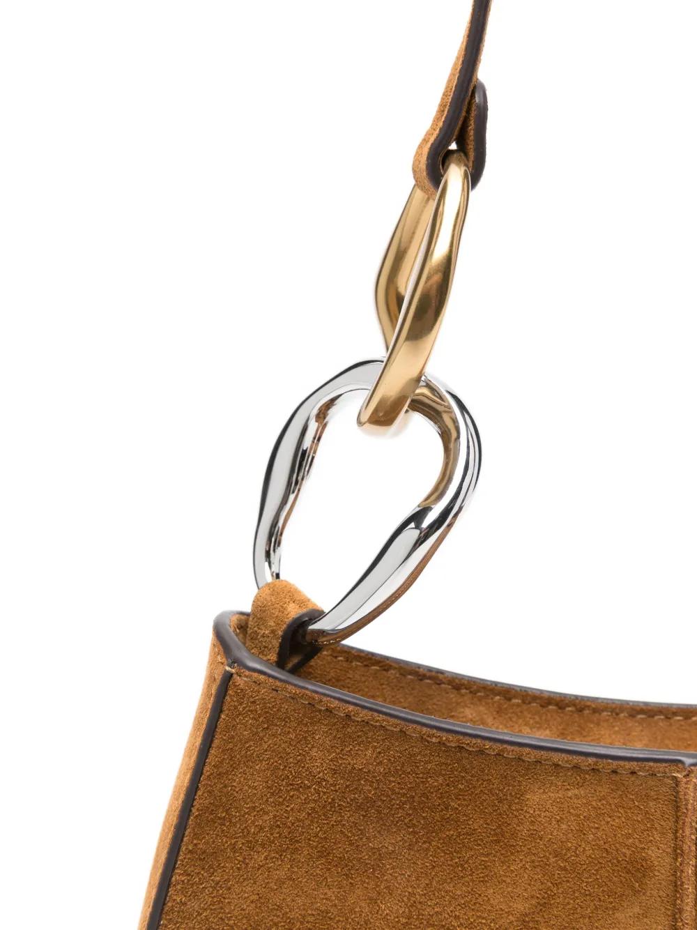 STAUD Patchwork Mini Shoulder Handbag