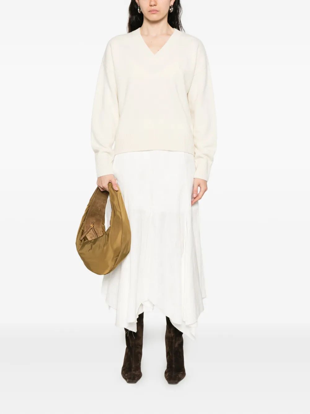 AMI PARIS Womens Matis Knit Sweater