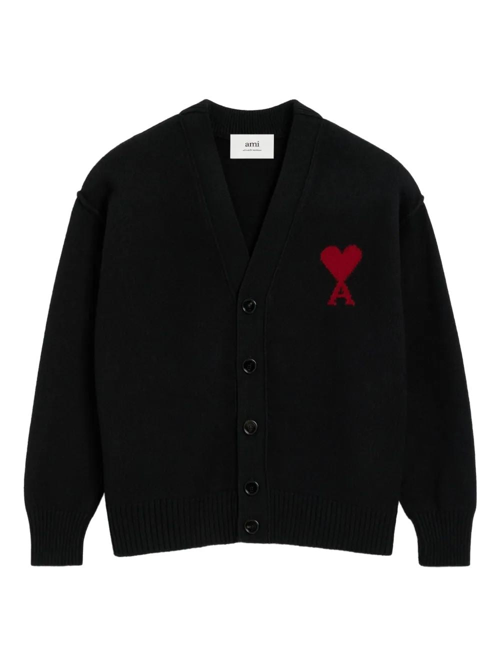 AMI PARIS Men's Cardigan for Fall/Winter 2025