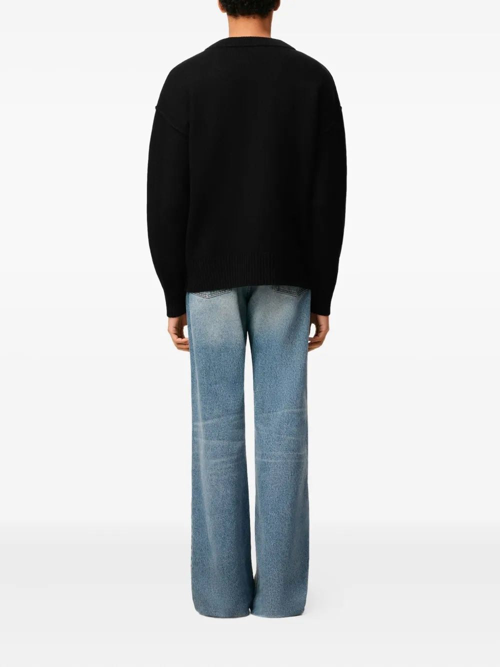 AMI PARIS Men's Cardigan for Fall/Winter 2025