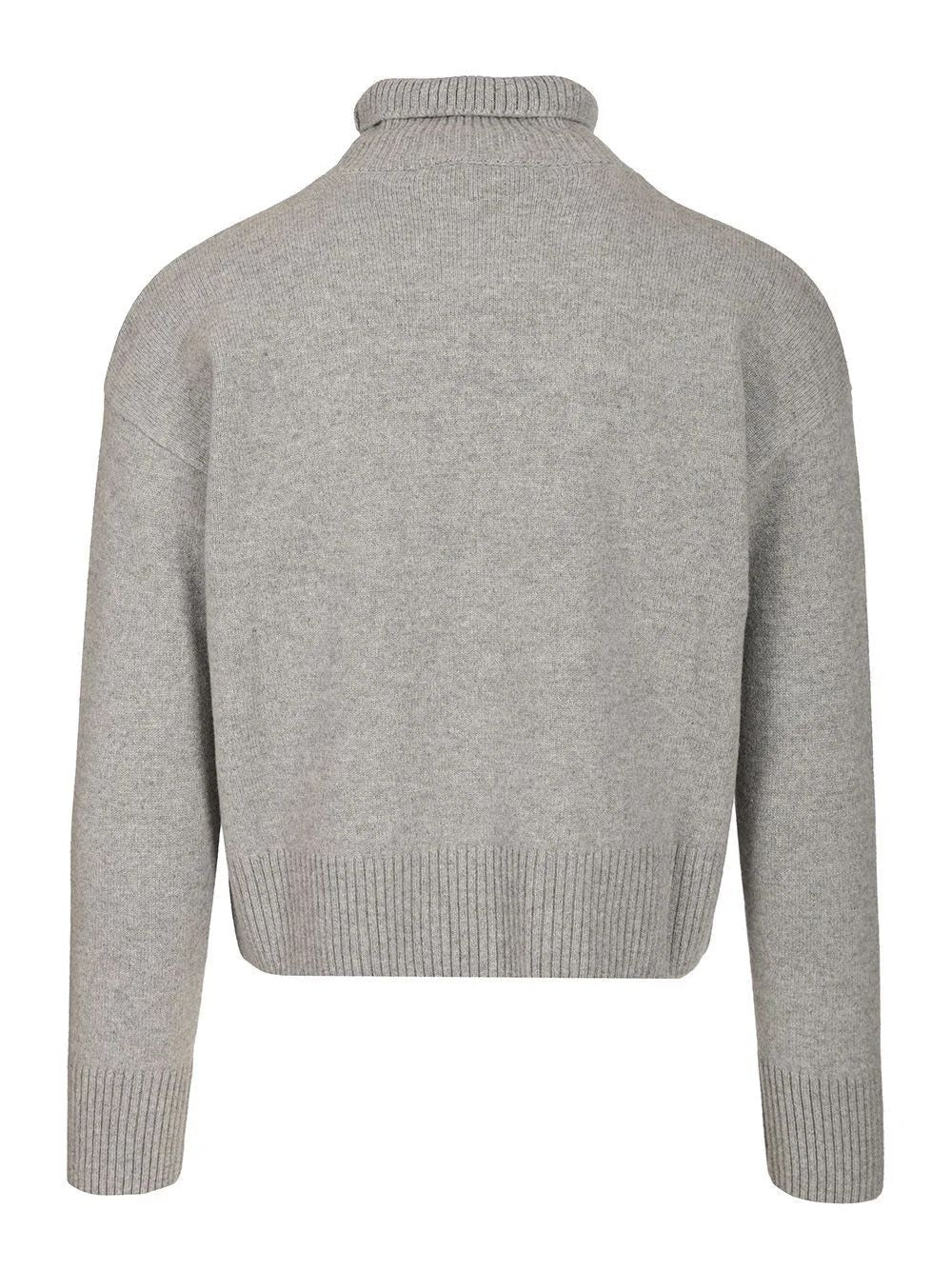 AMI PARIS Essential Wool Sweater for Men