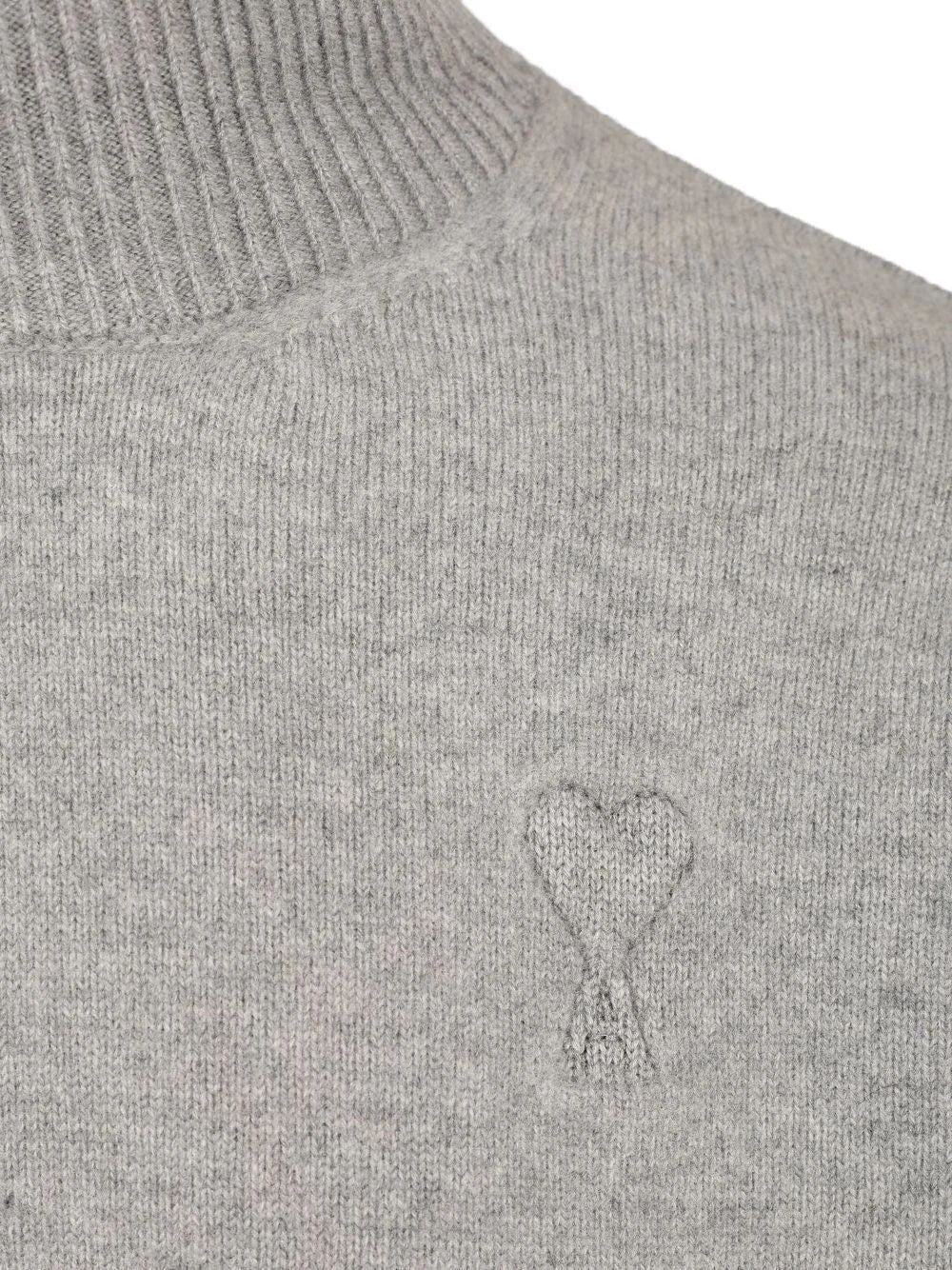 AMI PARIS Essential Wool Sweater for Men