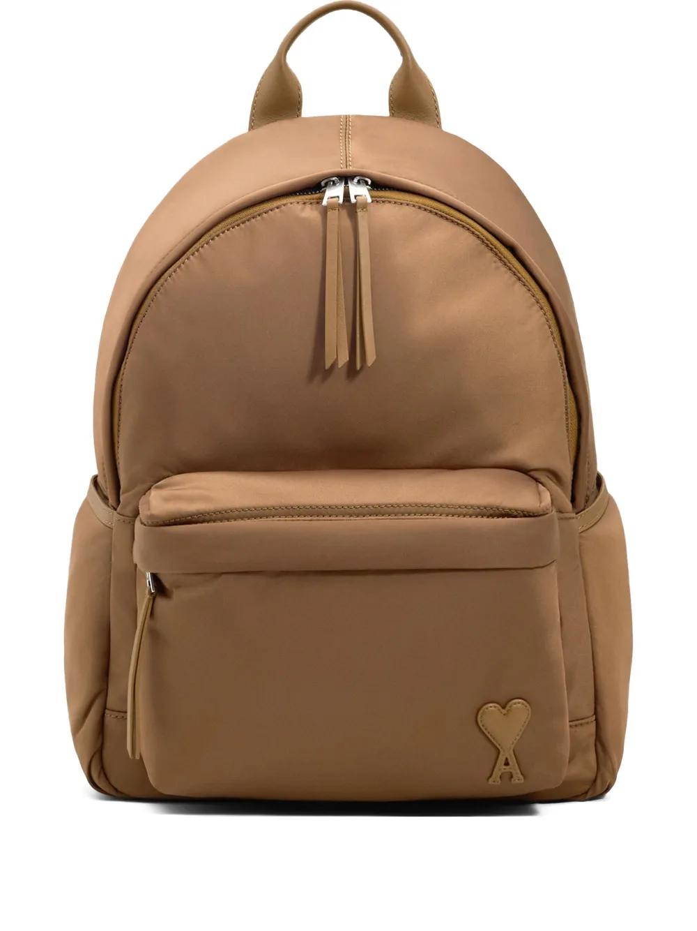 AMI PARIS Padded Design Rucksack with Adjustable Straps
