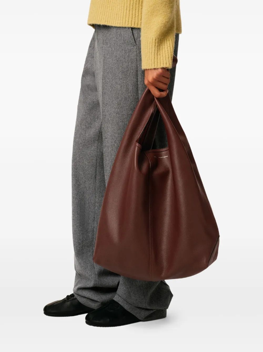 AMI PARIS Large Top Handle Handbag