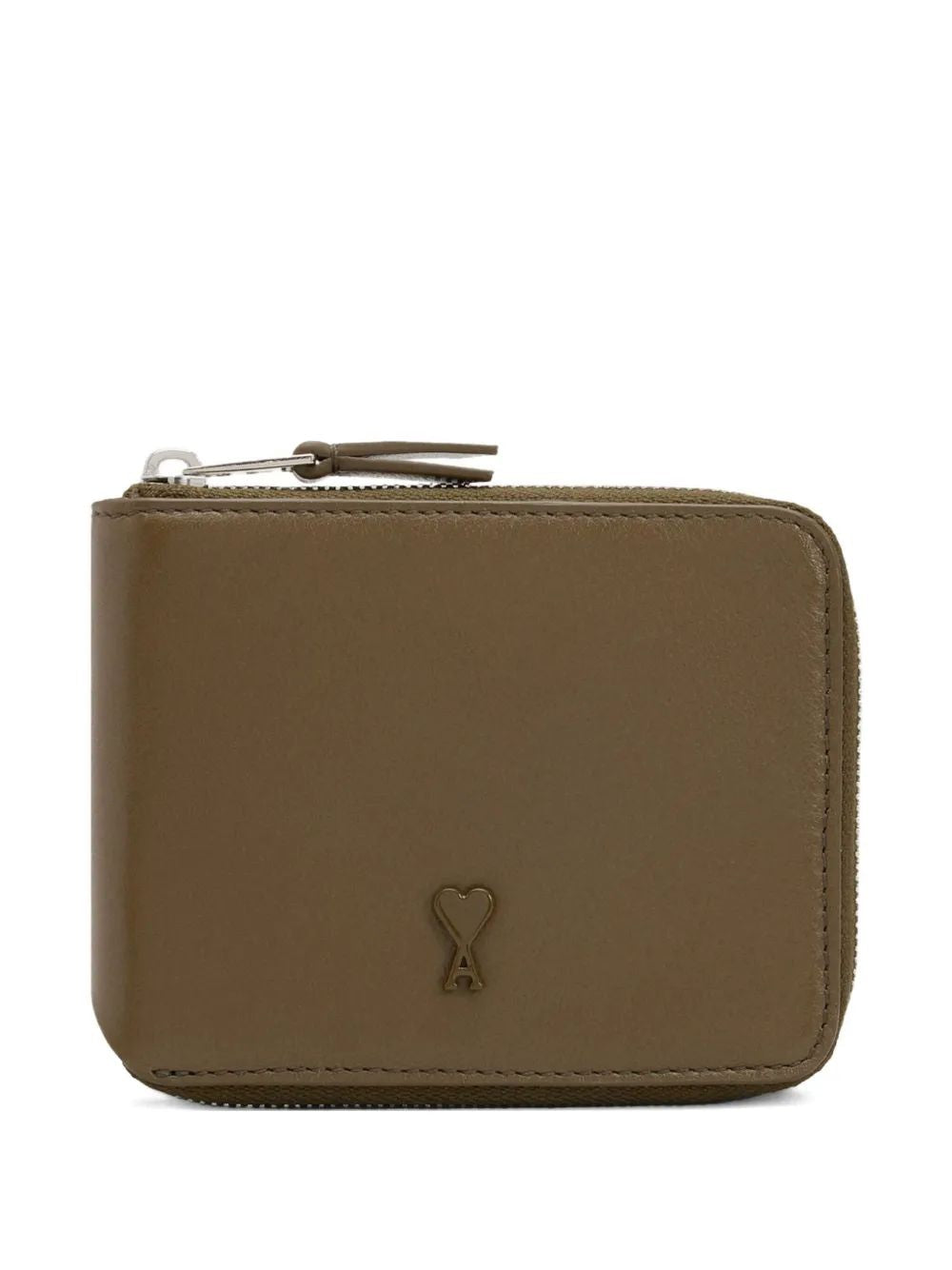 AMI PARIS Mini Leather Wallet for Men