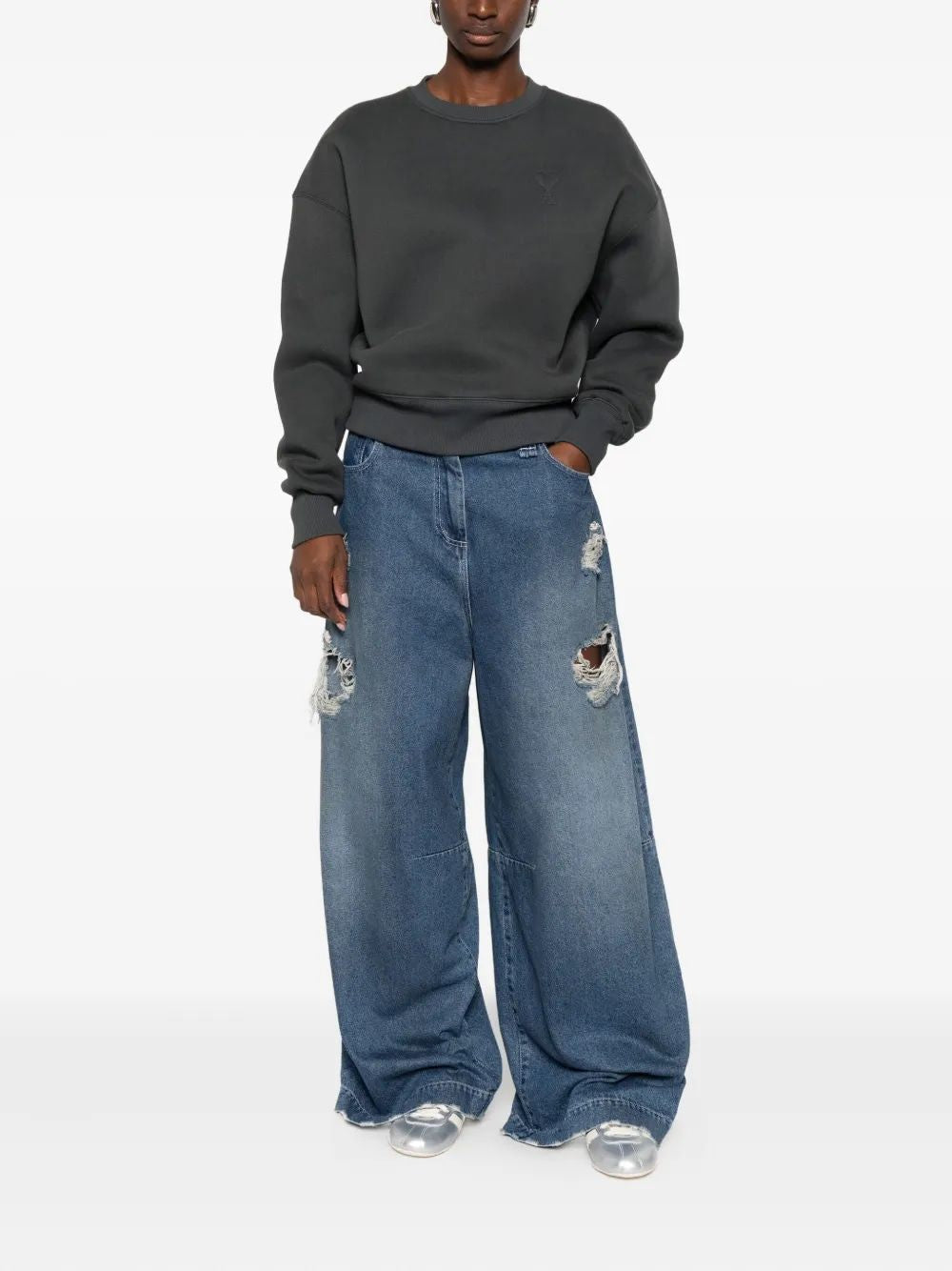 AMI PARIS Men's Cozy Autumn Sweater