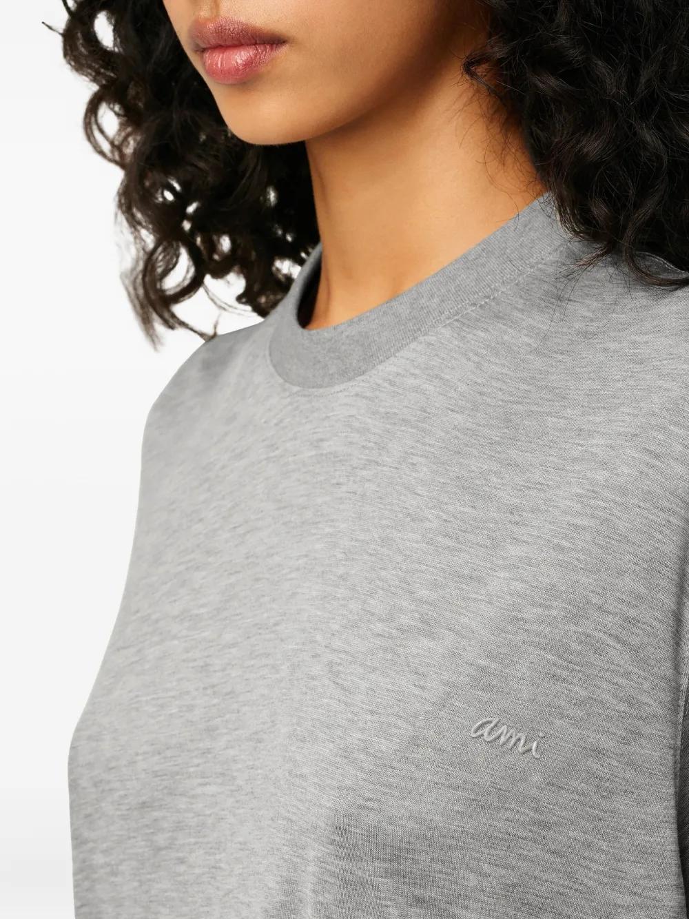 AMI PARIS Embroidered Short-Sleeve Tee