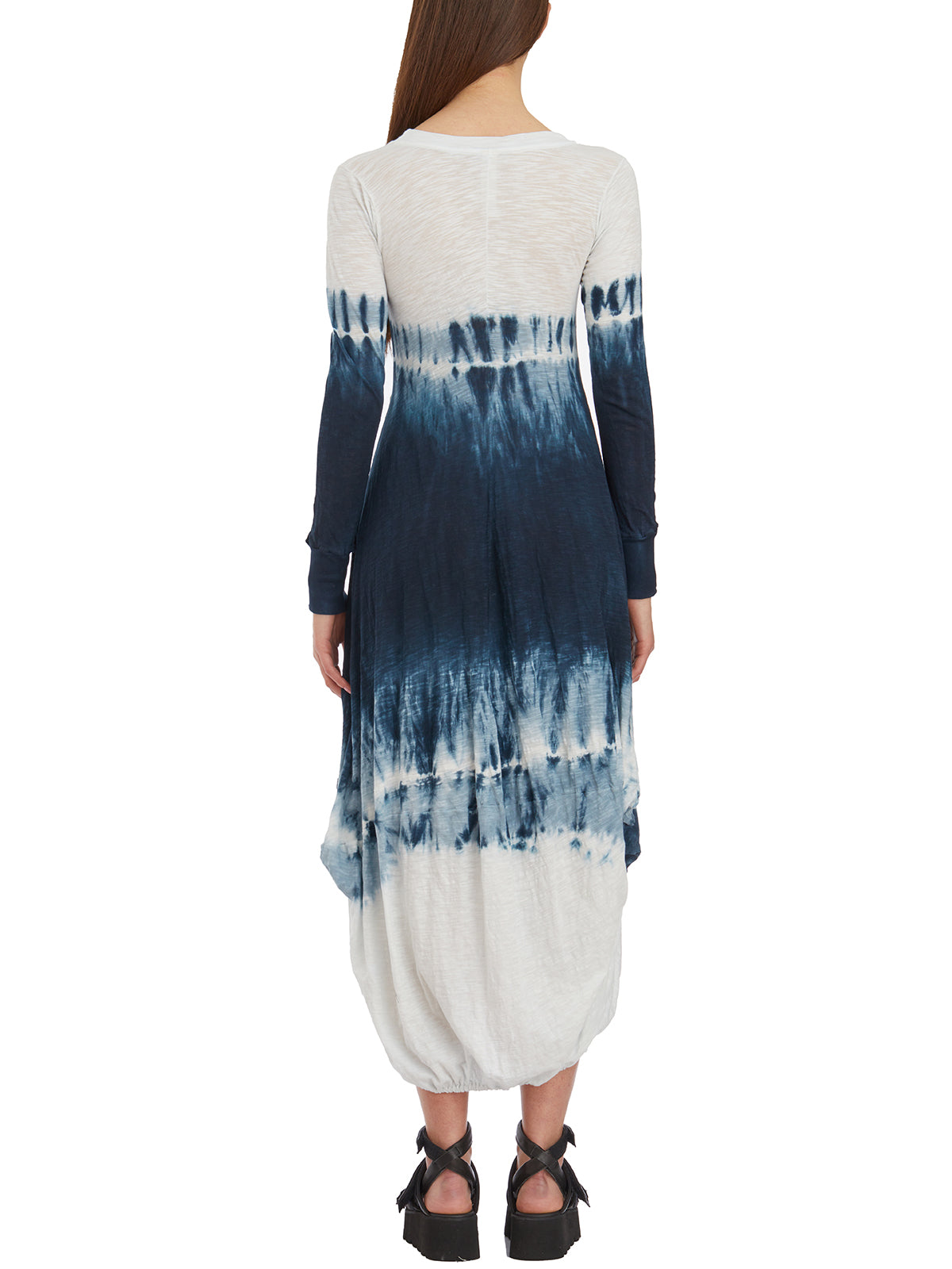 GILDA MIDANI Balloon Sleeve Midi Dress