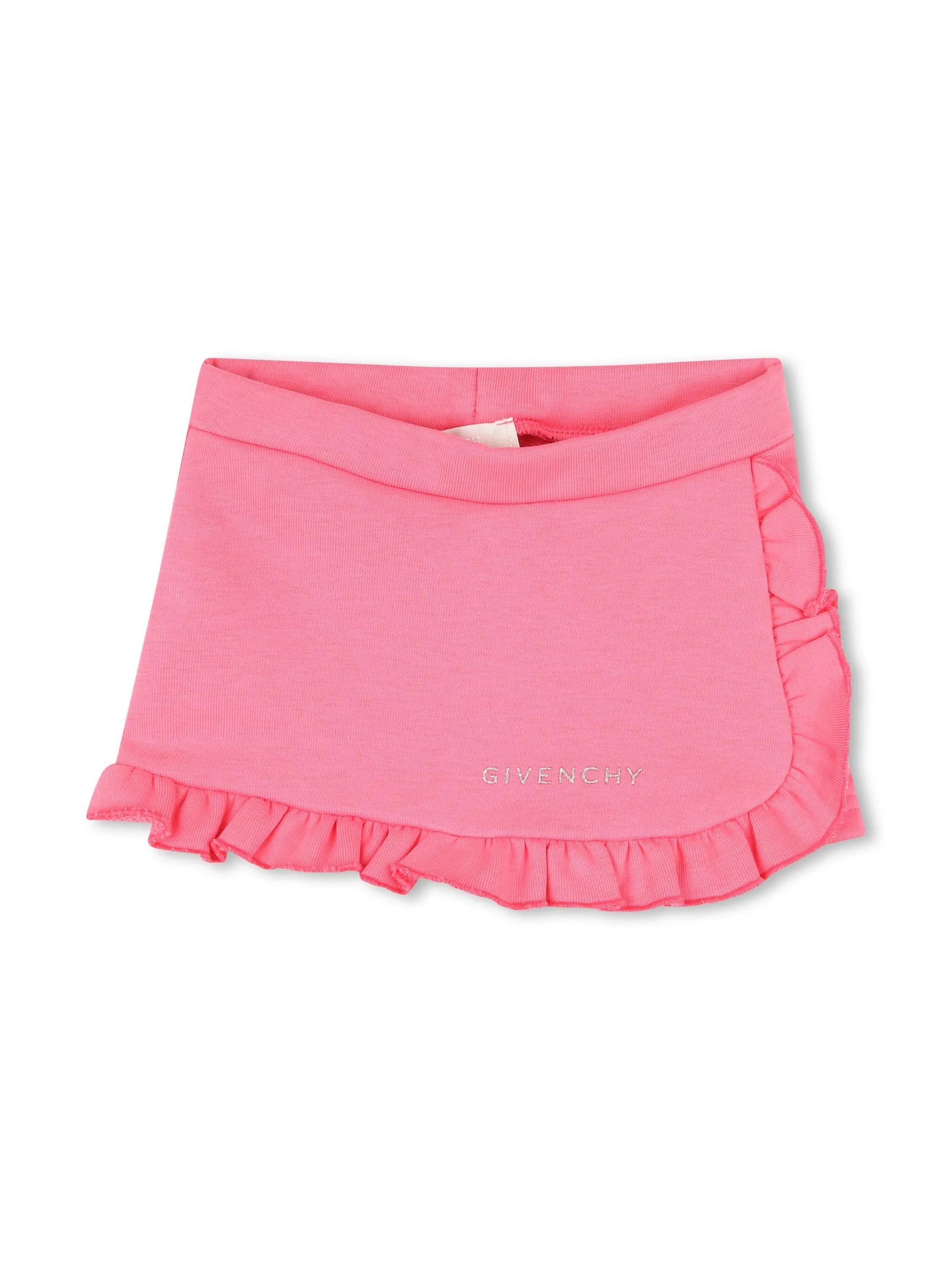 GIVENCHY KIDS Ruffle-Trim Mini Shorts for Girls