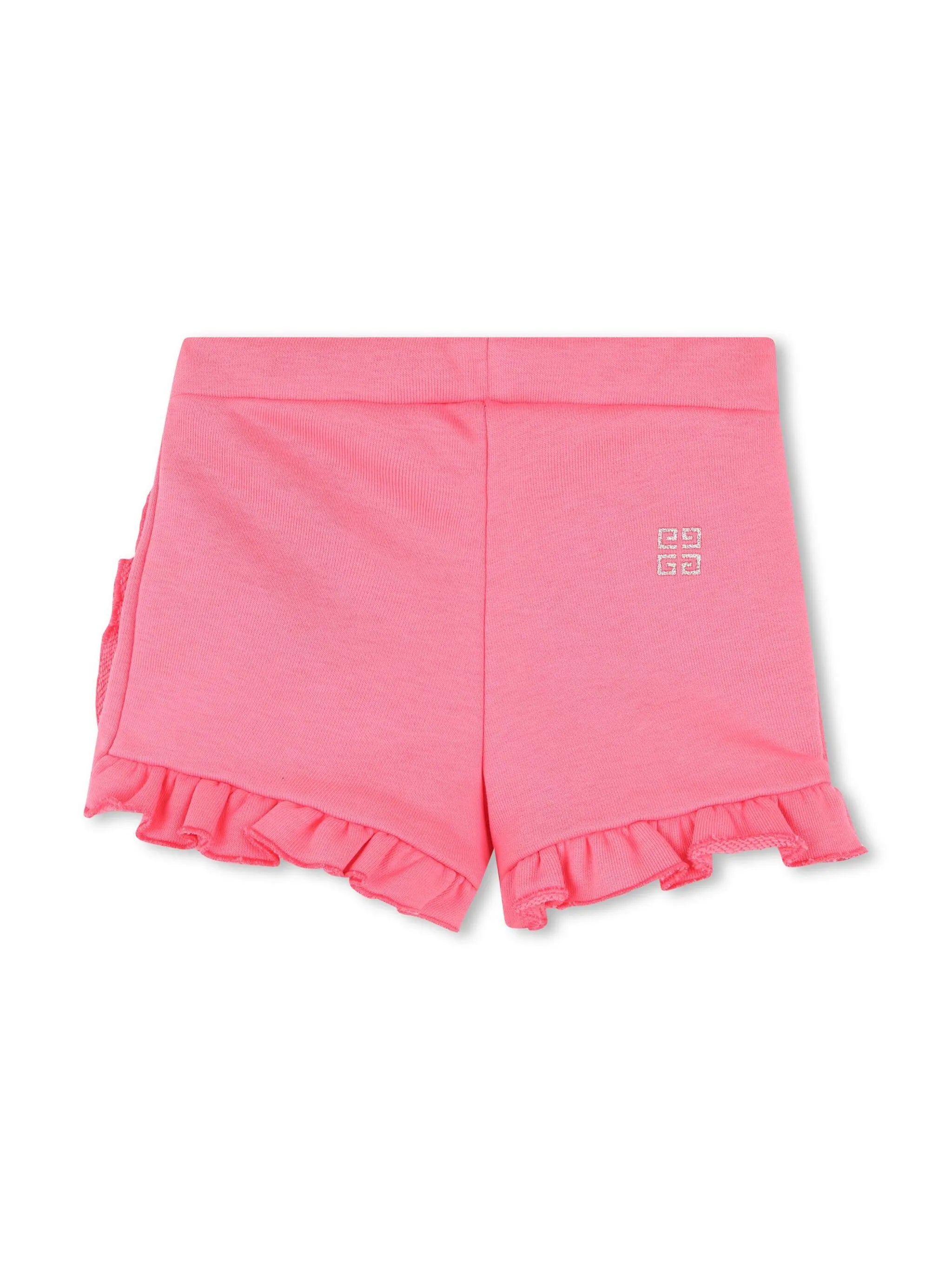 GIVENCHY KIDS Ruffle-Trim Mini Shorts for Girls