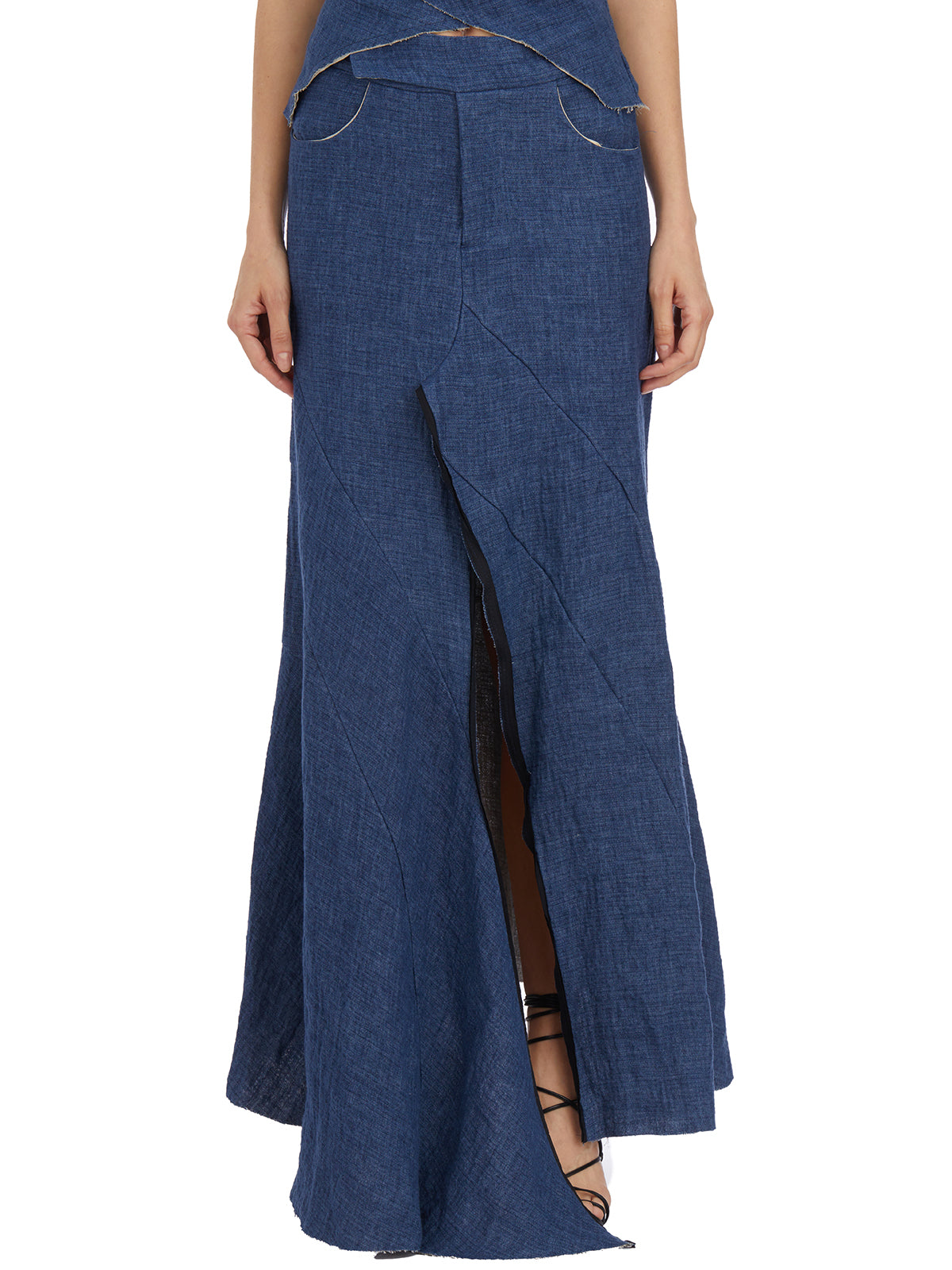 ALESSANDRA MARCHI Elegant Long Skirt Size 40