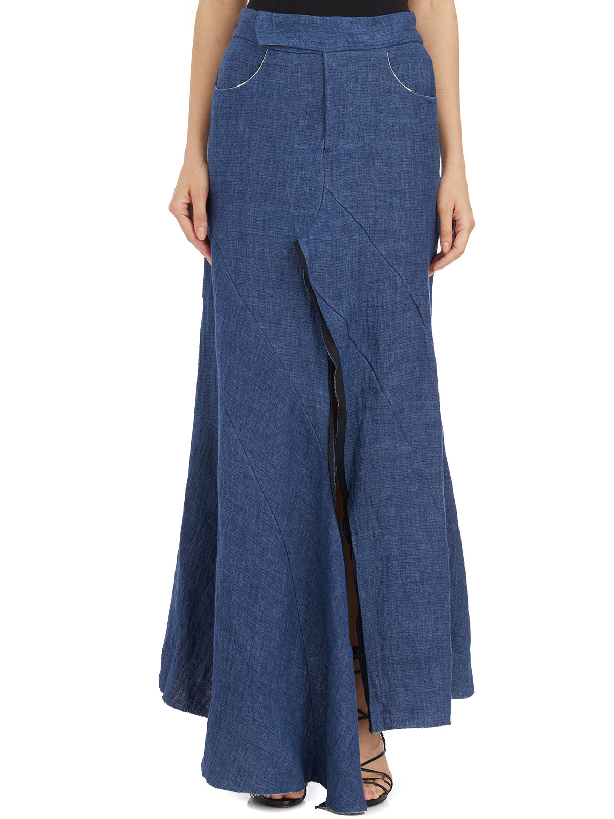 ALESSANDRA MARCHI Elegant Long Skirt Size 40