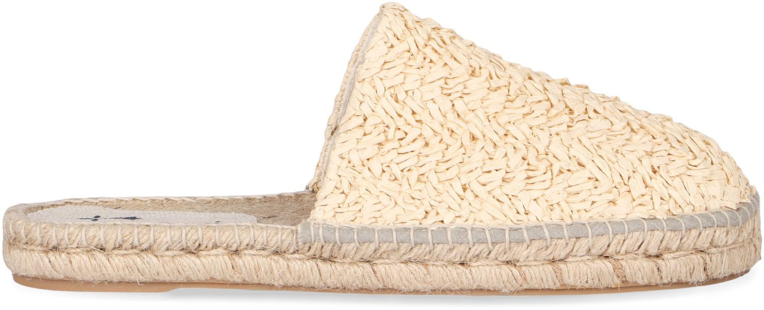 MANEBI Raffia Flat Sandals for Women