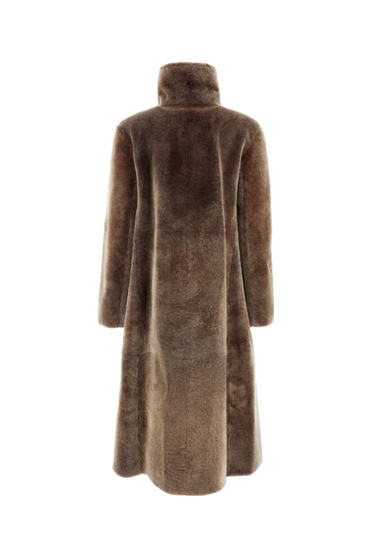 GIORGIO ARMANI Luxurious Shearling Fur Jacket for Women - FW23