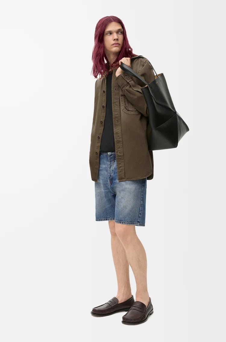 LOEWE Men's Denim Shirt Jacket