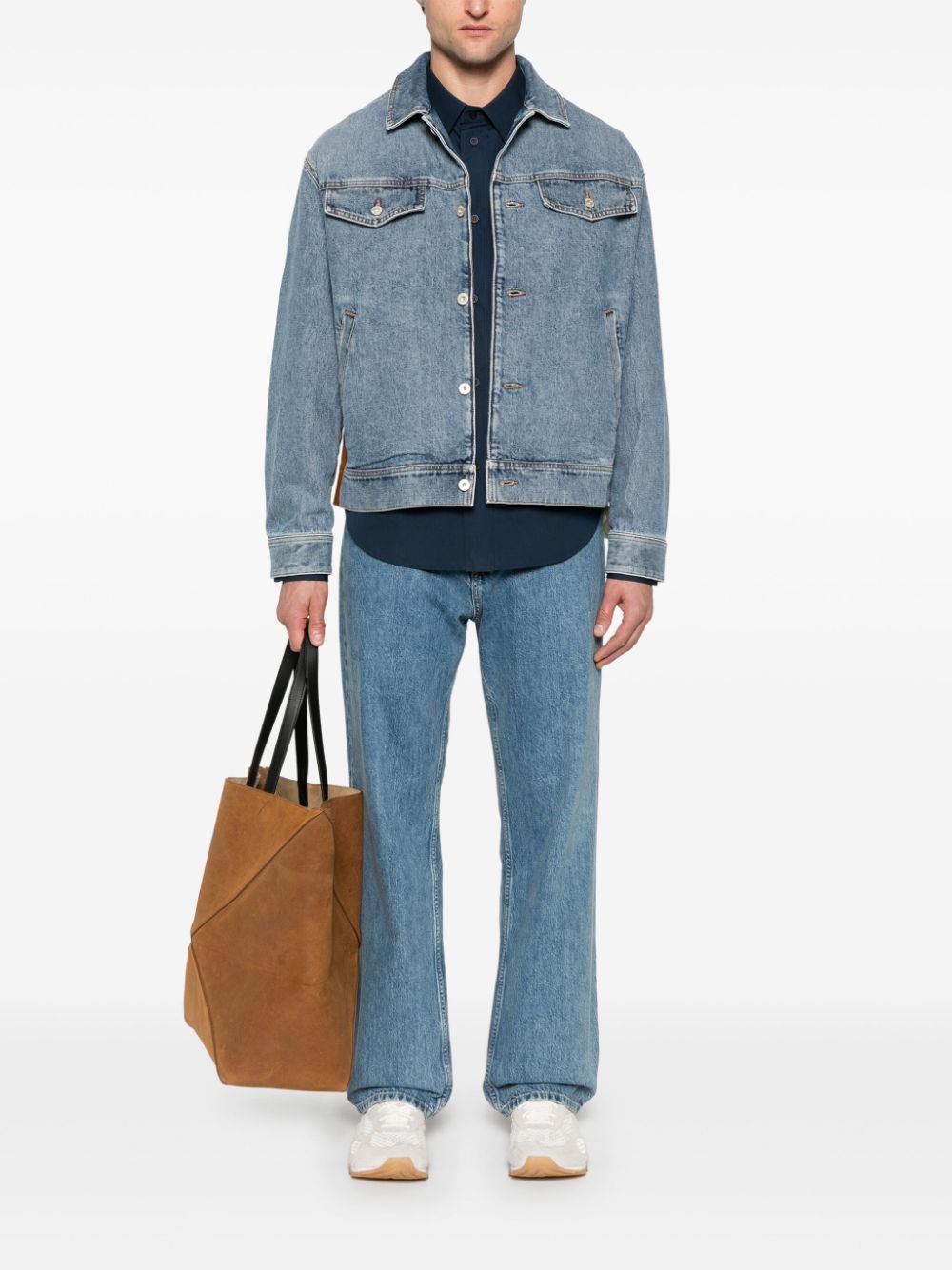 LOEWE Denim Hooded Jacket for Men