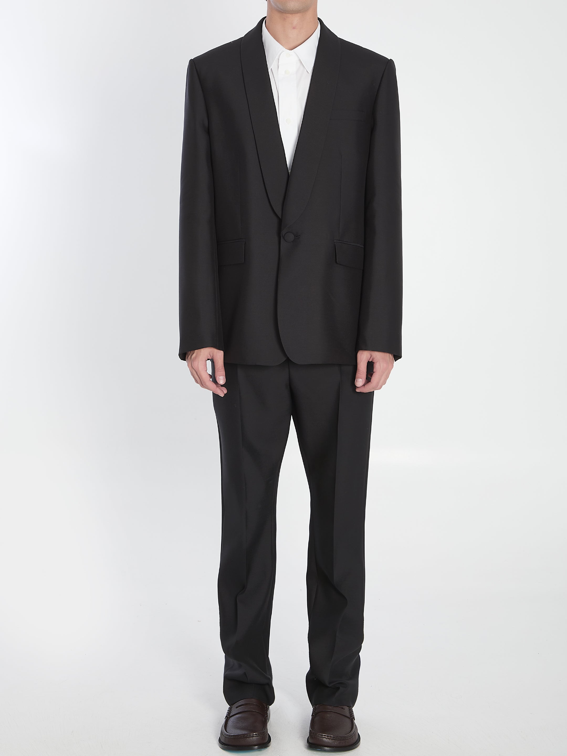 LOEWE Men's Single-Breasted Tailored Jacket - Size 50