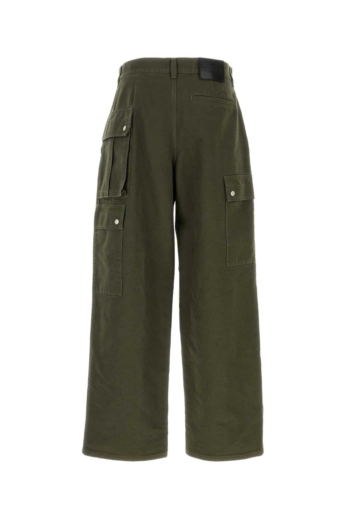 LOEWE Cotton Cargo Pants for Men - SS25 Collection