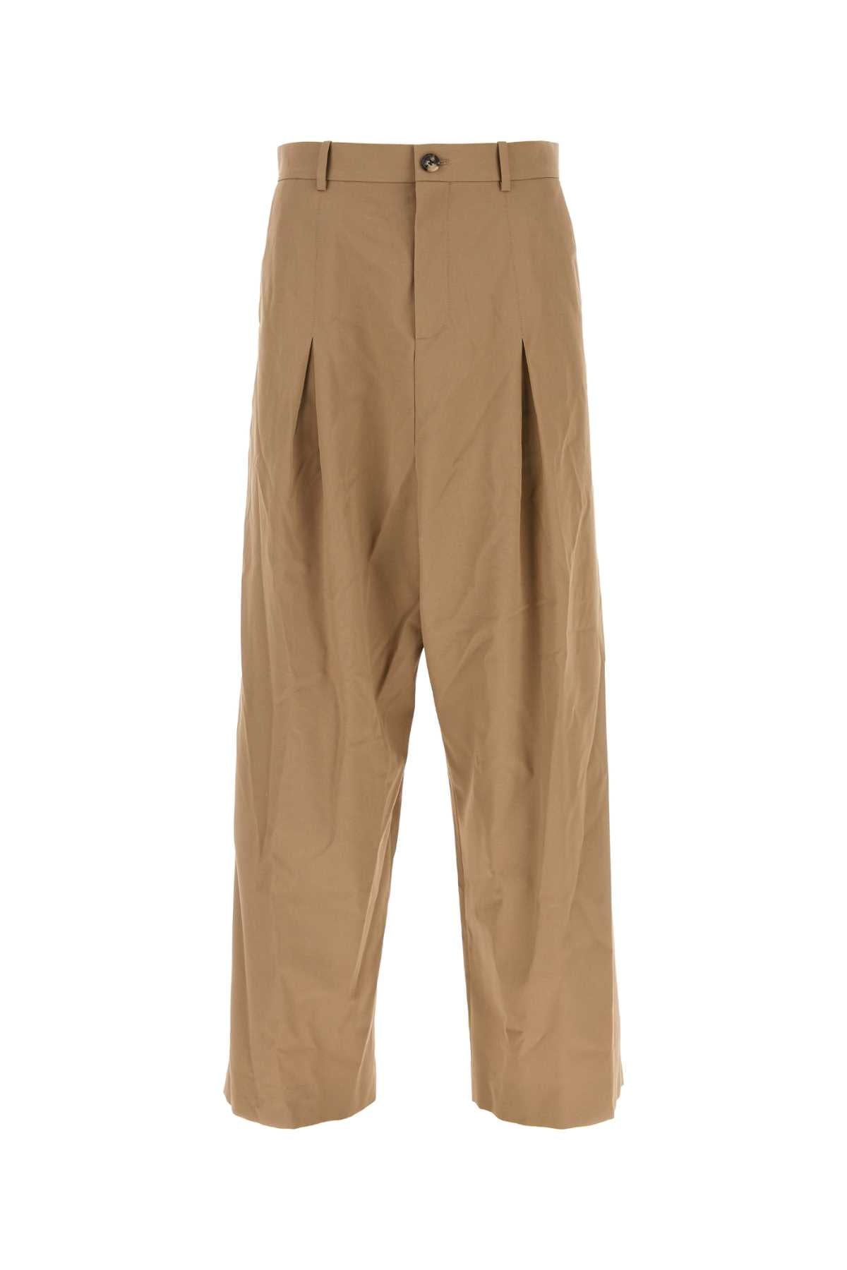 LOEWE Wide-Leg Cotton Trousers for Men - Fall 2025