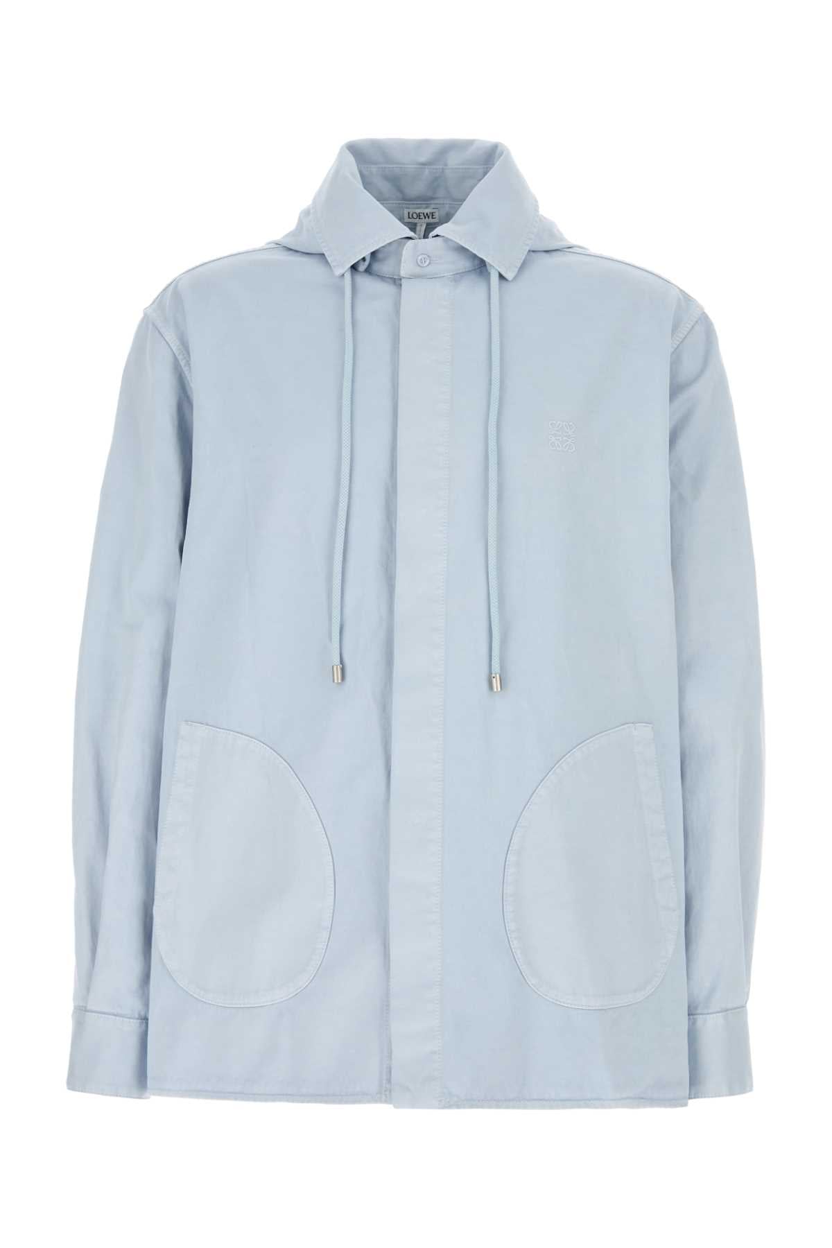 LOEWE Hooded Overshirt for Men - FW25