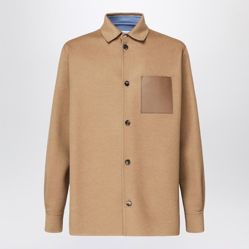 LOEWE Regular Fit Virgin Wool and Cashmere Jacketshirt