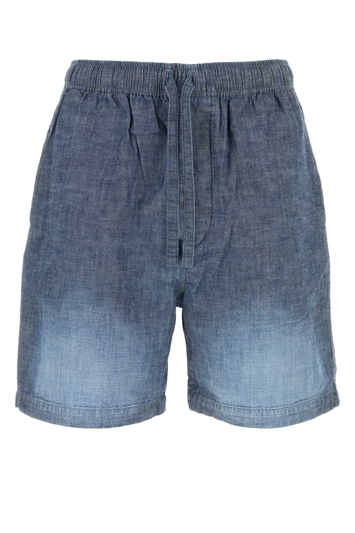 LOEWE Men's Chambray Bermuda Shorts