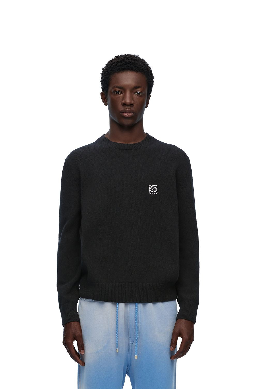 LOEWE Crew-Neck Wool Sweater for Men - Spring/Summer 2025