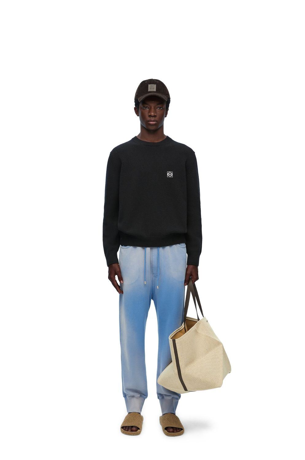 LOEWE Crew-Neck Wool Sweater for Men - Spring/Summer 2025