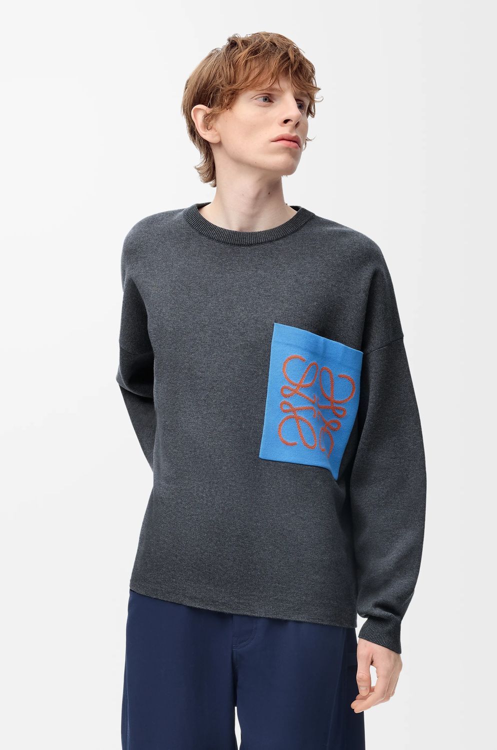LOEWE Cotton Anagram Pocket Sweater