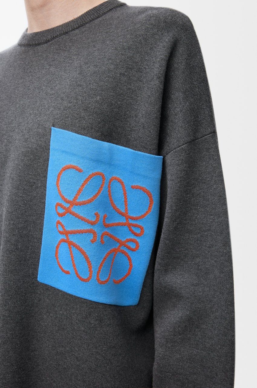 LOEWE Cotton Anagram Pocket Sweater