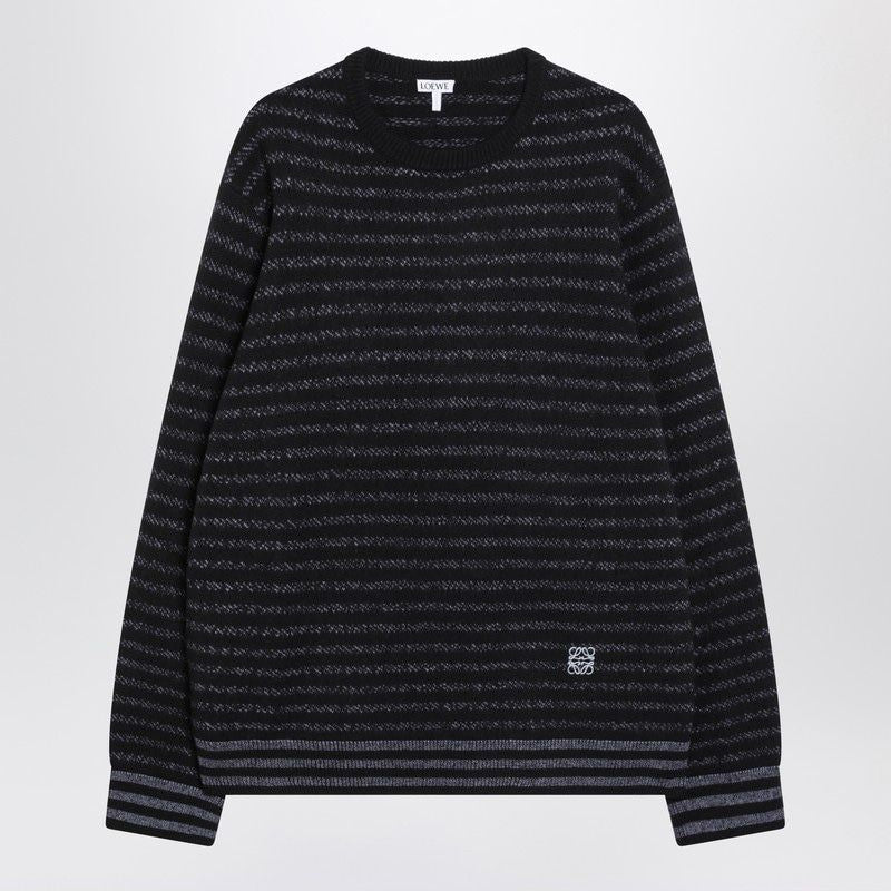 LOEWE Striped Wool Crewneck Sweater