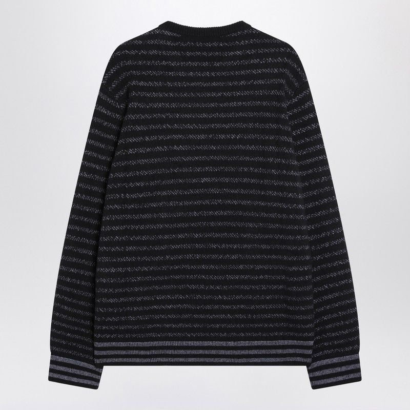 LOEWE Striped Wool Crewneck Sweater
