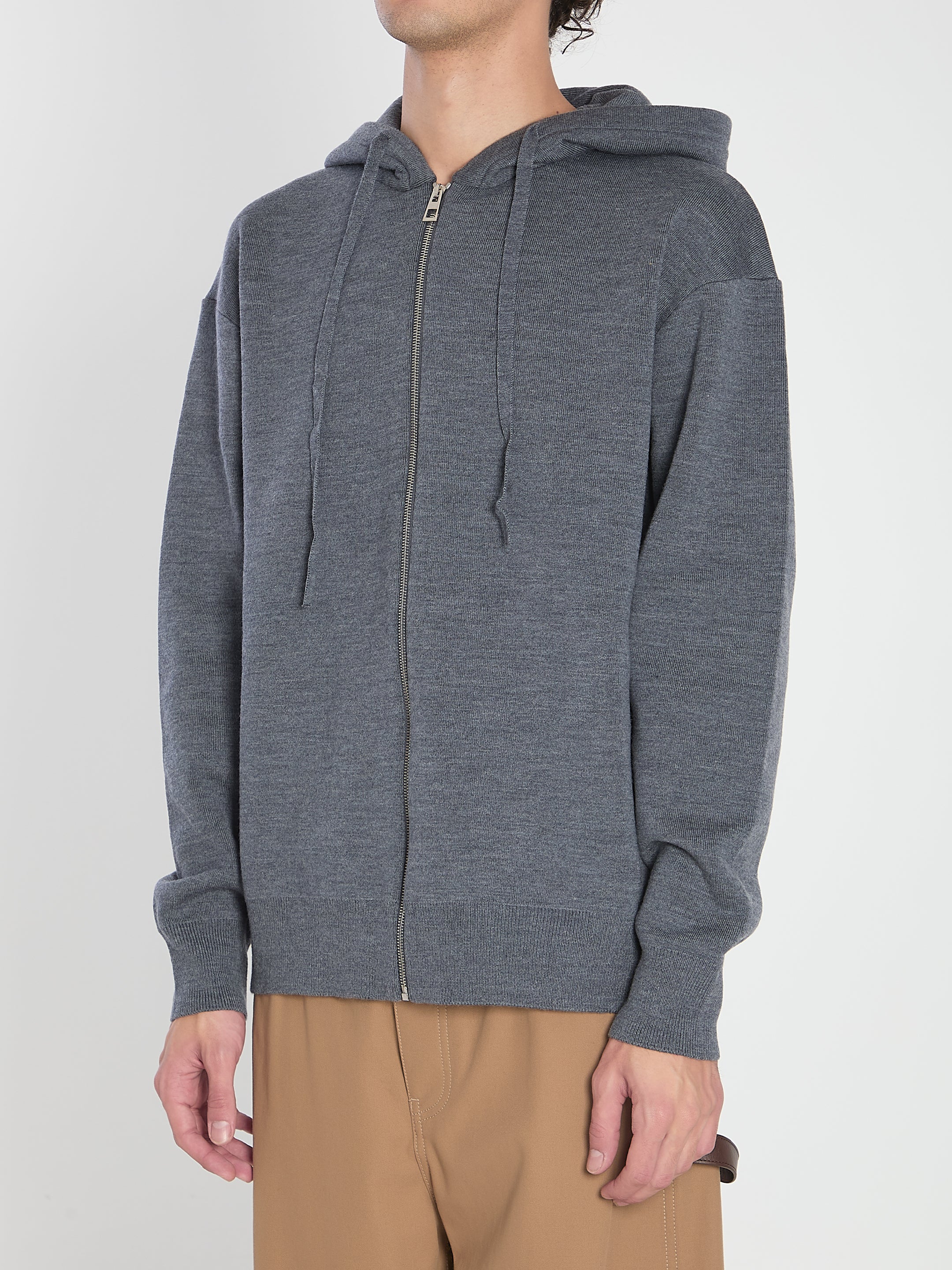 LOEWE Men's 3D Anagram Zip Hoodie - Size L