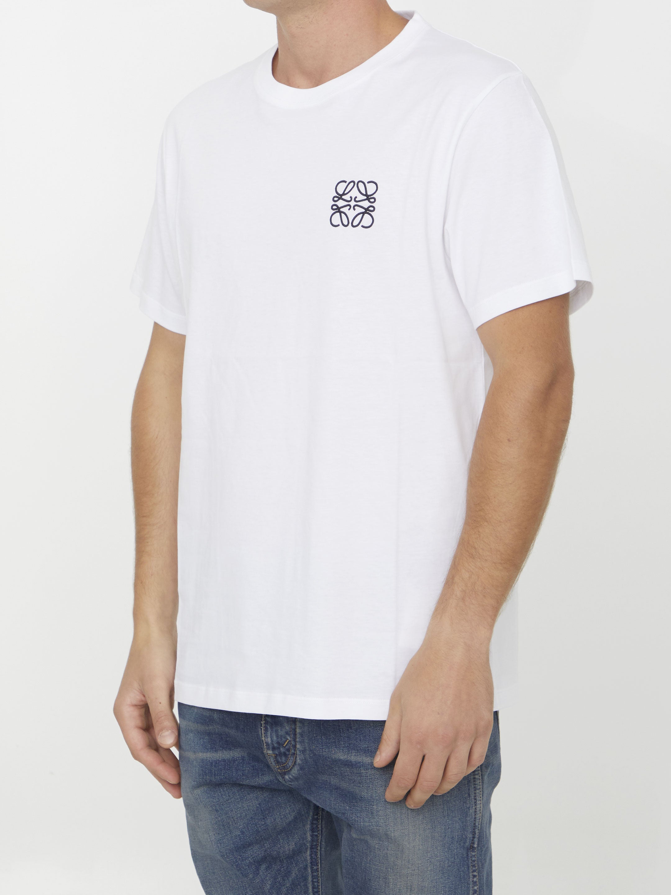 LOEWE Embroidered Anagram T-Shirt - Regular Fit