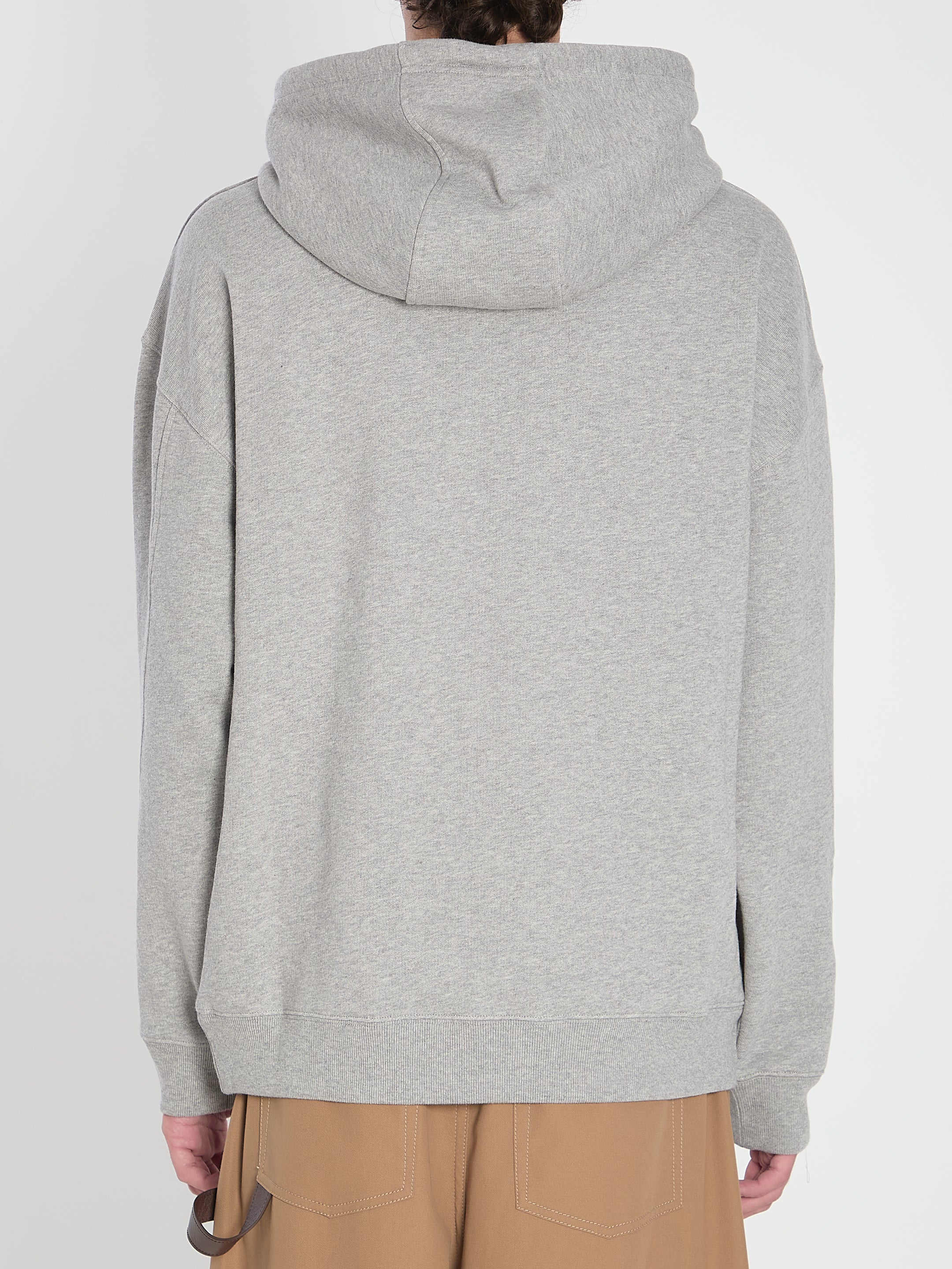 LOEWE Relaxed Fit Hoodie with Anagram Logo - Size L