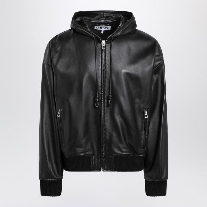 LOEWE Hooded Leather Jacket