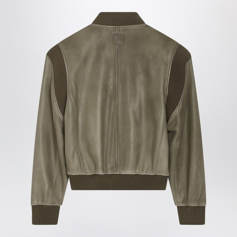 LOEWE Leather Bomber Jacket for Men