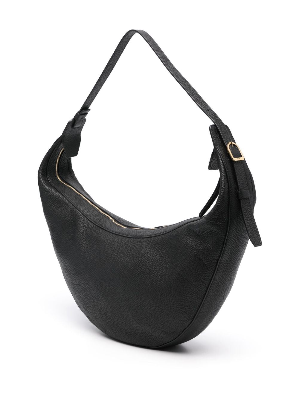 KHAITE Pebbled Leather Hobo Handbag