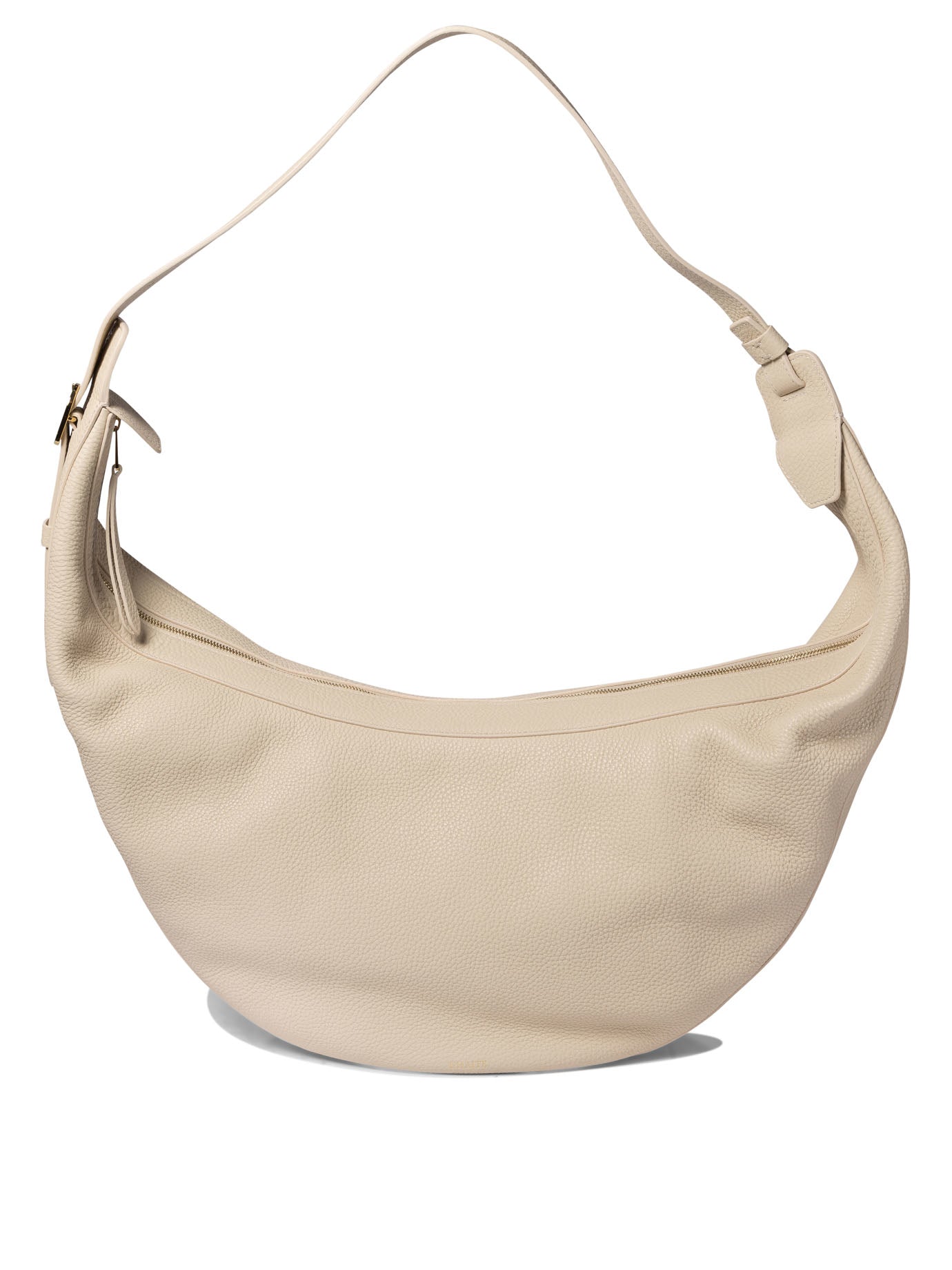 KHAITE Pebbled Leather Hobo Handbag
