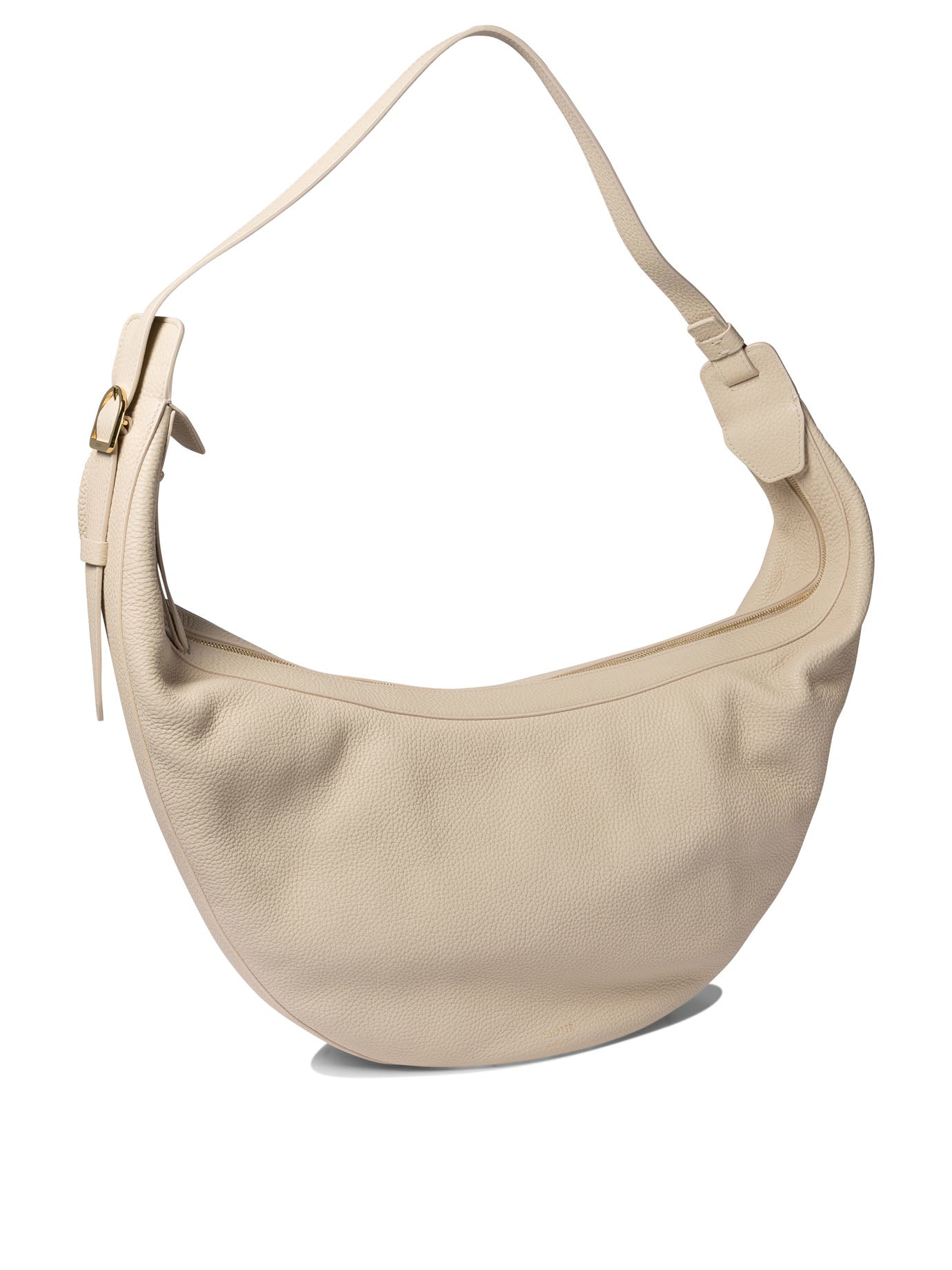 KHAITE Pebbled Leather Hobo Handbag