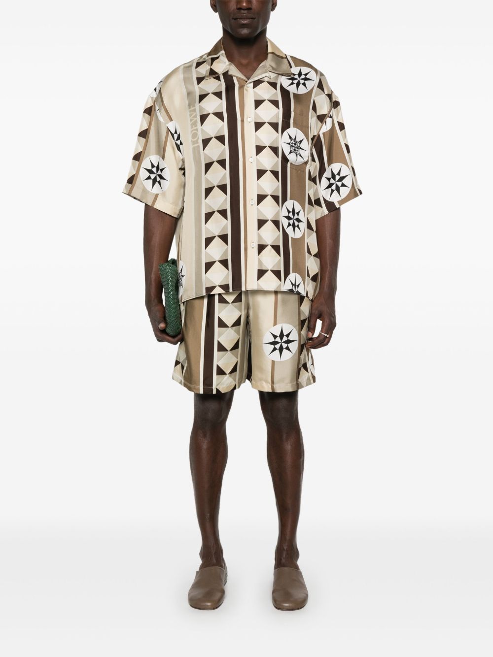 LOEWE Printed Silk Shirt for Men - SS25 Collection